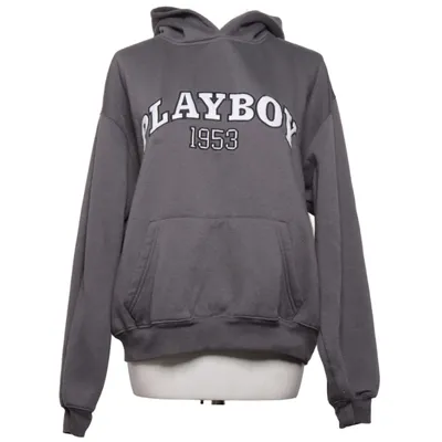 Capuchon sweater (Grijs) van Playboy x Missguided