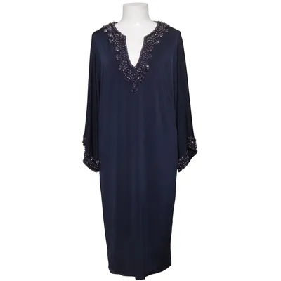 Jurk (Blauw) van Mikael Aghal Elastaan, Polyester