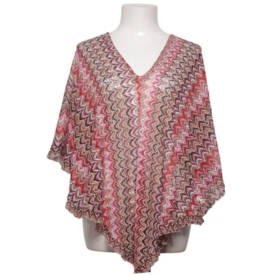 Poncho (Pink, Brun, Hvid) fra Ester Elenora Polyester