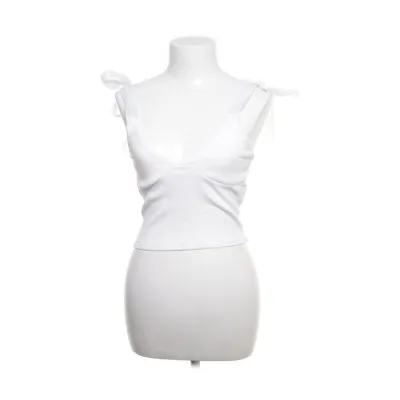 Halterneck top (Hvid) fra Zara Polyester