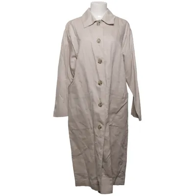 Frakke (Beige) fra Lindex Bomuld, Linned