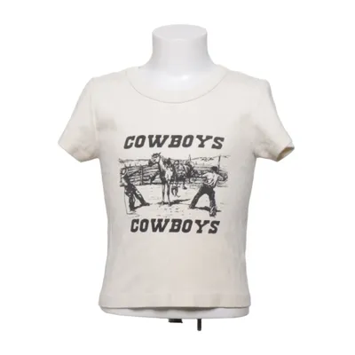T-shirt (Beige) fra John Galt Bomuld
