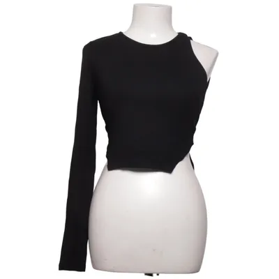 Crop top (Black) from Angelica Blick x NA-KD Elastane, Polyamide, Viscose