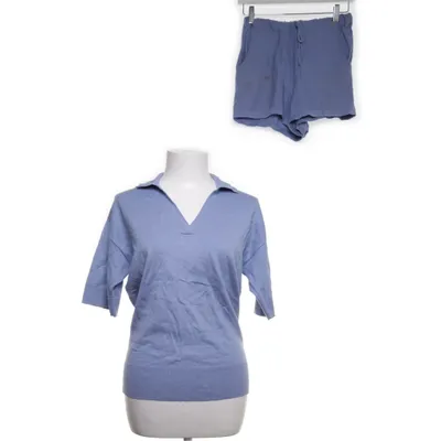 Set (Blauw) van Soft Goat Katoen, Zijde, Kasjmier