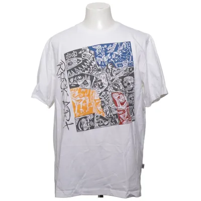 T-shirt (Blanc, Multicolore) de Rockart Coton