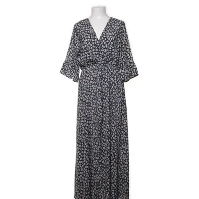 Långklänning (Blå, Vit, Brun) från Shein Elastan, Polyester