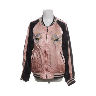 Vändbar jacka (Rosa, Svart) från Zara Woman Elastan, Polyester, Viskos