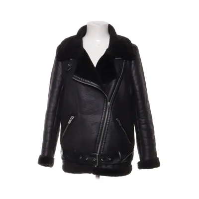 Shearlingjacka (Svart) från Zara Woman Polyester