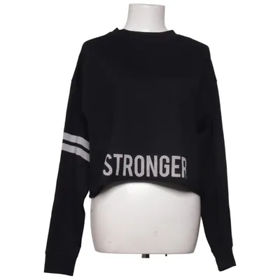 Sweatshirt (Black) from Stronger Organic cotton, Recycled polyester