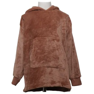 Hoodie (Brown) from Peuhu Recycled polyester