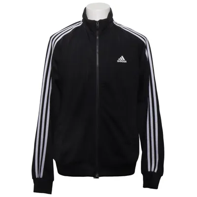 Træningsjakke (Sort, Hvid) fra Adidas Genanvendt polyester