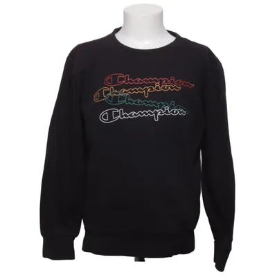 Sweatshirt (Noir, Multicolore) de Champion Coton, Élasthane, Polyester