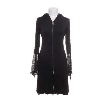 Capuchon jurk (Zwart) van Gothicana by EMP Elastaan, Viscose