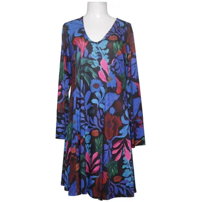Robe (Bleu, Multicolore) de Dress Like Marie Élasthane, Polyester, Viscose