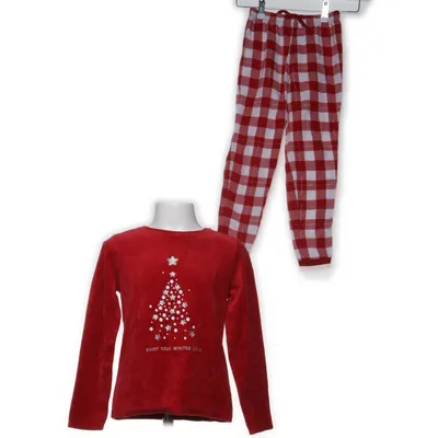 Pyjamas (Röd, Vit) från Okaïdi Bomull, Polyester