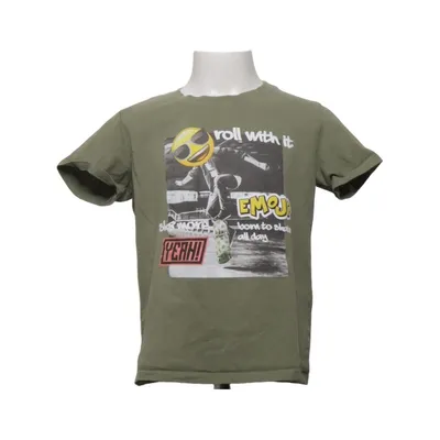T-shirt (Groen) van Emoji Katoen