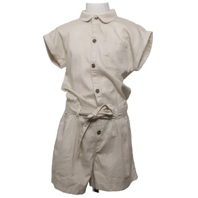 Byxdress (Beige) från Okaïdi Bomull, Lyocell