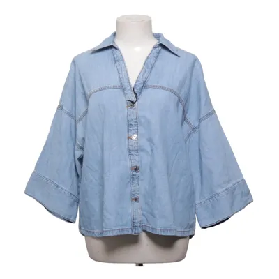 Denim blouse (Blauw) van Zara Katoen