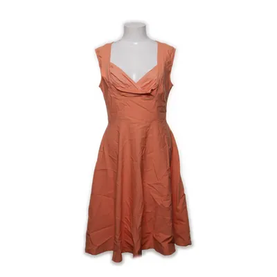 Jurk (Oranje) van Miusol Katoen, Elastaan, Polyamide