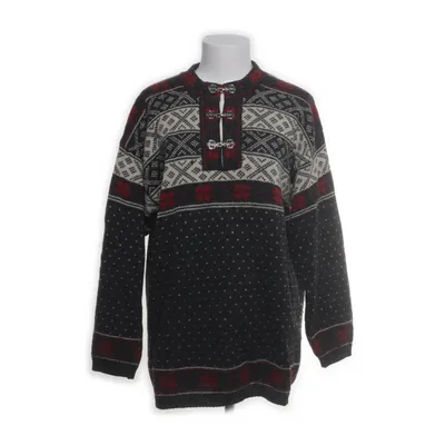 Lusekofta (Grå, Röd, Vit) Ull