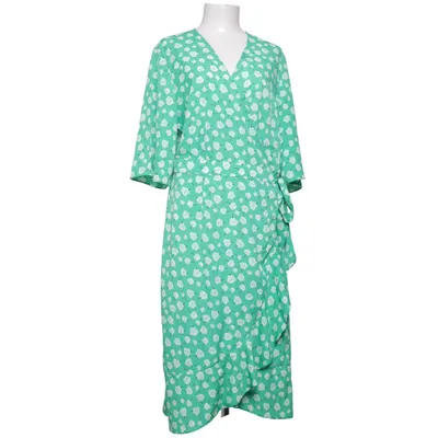 Robe portefeuille (Vert, Blanc) de Ellos Polyester