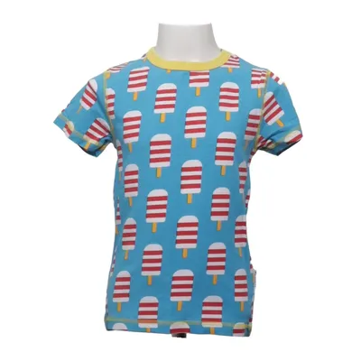 T-shirt (Bleu, Rouge, Jaune, Multicolore) de Maxomorra Élasthane, Coton biologique