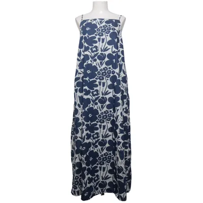 Maxikjole (Blå, Hvid) fra Marimekko x Uniqlo Bomuld