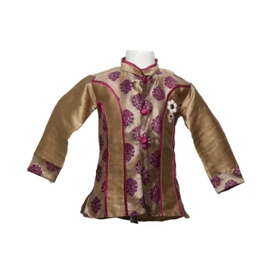 Cardigan (Beige, Lila) van EB