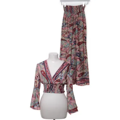 Set (Pink, Multicolored) Silk