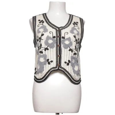 Gilet (Beige, Zwart, Grijs) van Emery Rose Acryl