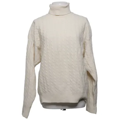 Rollkragenpullover (Weiß) von Jan Paulsen Nylon, Wolle