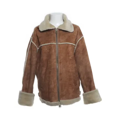 Shearling jacket (Brown) from Petroff Acrylic, Polyester