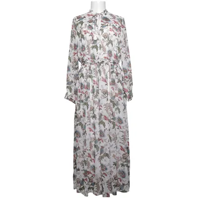 Maxikjole (Hvid, Flerfarvet) fra Suncoo Polyester, Viscose