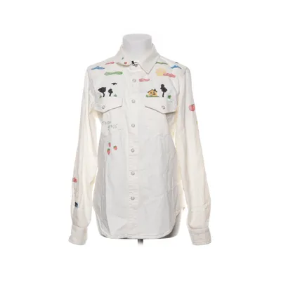 Denim blouse (Wit, Meerkleurig) van Mother Katoen