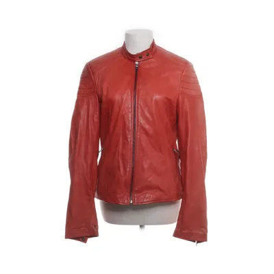 Läderjacka (Röd) från Pelle Pelle Skinn, Polyester