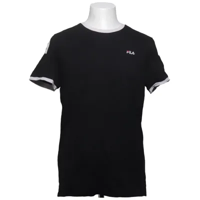 T-shirt (Zwart, Wit) van Fila Katoen