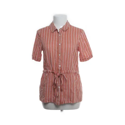 Kortärmad skjorta (Orange, Vit, Brun) från Happy Holly Viskos