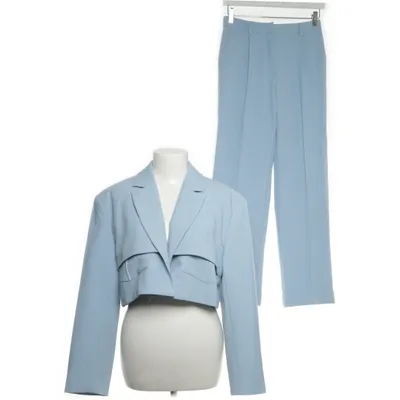 Set (Blauw) van Hanna Schönberg x NA-KD Elastaan, Polyester, Viscose