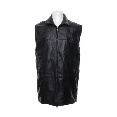 Gilet en cuir (Noir) Cuir, Polyester