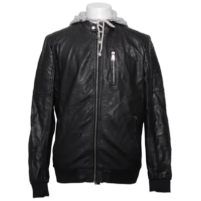 Bomberjacke (Schwarz, Grau) von David Naman Polyester, Polyurethan, Viskose