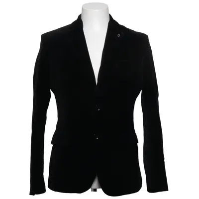 Blazer (Black) from Zara Man Cotton, Polyester