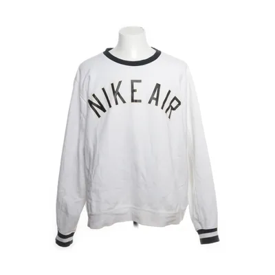 Collegetröja (Vit, Flerfärgad) från Nike Bomull, Polyester