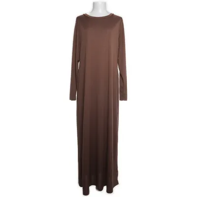 Maxi dress (Brown) from Shein Curve Elastane, Polyester