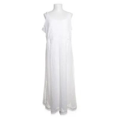 Maxikjole (Hvid) fra Gina Bomuld, Polyester
