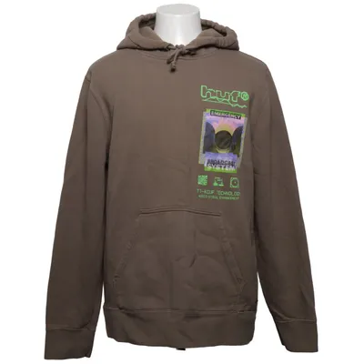 Huvtröja (Brun) från HUF Bomull, Polyester
