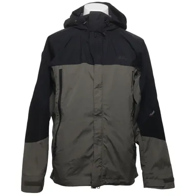 Allvädersjacka (Grön, Svart) från Lundhags Elastan, Ekologisk bomull, Polyamid, Återvunnen polyester