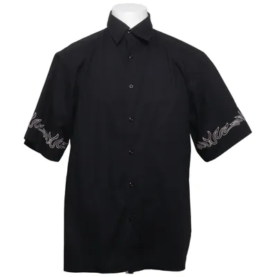 Short sleeve shirt (Black, Beige) from Fishbone Cotton, Polyester