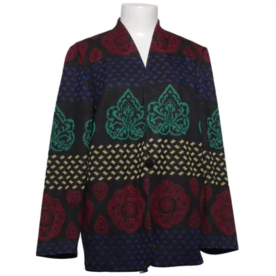 Kofta (Svart, Flerfärgad) från Aspens Polyester, Ull