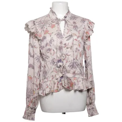 Blouse (Beige, Multicolored) from By Malina Elastane, Silk