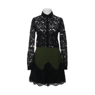 Jurk (Zwart, Groen) van Nikkie Elastaan, Polyester, Viscose